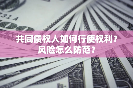 北京共同债权人如何行使权利？风险怎么防范？