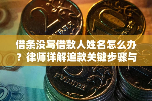 北京借条没写借款人姓名怎么办？律师详解追款关键步骤与证据链构建